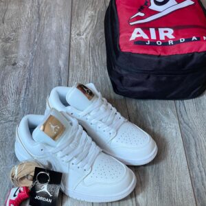 Jordan - Retro 1 SB Blanco Dorado